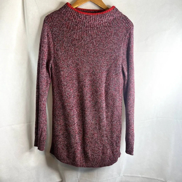 Loft Mock Neck Knit Sweater Size Small - Picture 2 of 8